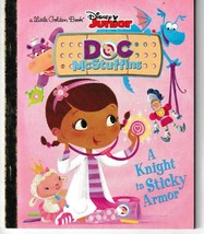A Knight In Sticky Armor (Disney Junior: Doc Mc Stuffins) Little Golden Book - £4.55 GBP