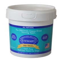 Stewart Pro-Treat 100% Pure Beef Liver for Dogs 17.5 oz - $135.56