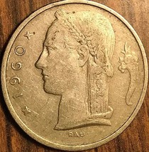 1960 Belgium 5 francs - £1.15 GBP