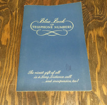 Vintage Bell telephone company of PA blue book of telephone numbers movie prop - $19.75