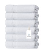 Luxury White Hand Towels - Soft Circlet Egyptian Cotton | Highly Absorbe... - £33.80 GBP