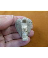 Y-ANG-6 gray spotted Angel carving stone SOAPSTONE Peru figurine Guardia... - $11.77 CAD