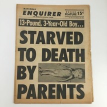 National Enquirer Newspaper February 20 1966 13lbs Baby Boy Starved To D... - $28.47