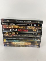 Lot Of 10 DVD Movies Lord Of The Rings Robin Hood Narnia James Bond Sahara More - £10.11 GBP