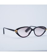Gianfranco Ferre GFF252 Sunglass Frame Black Cat Eye Gold Accents Design... - $68.91 CAD
