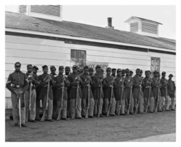 African American Black Civil War Union Soldiers Regiment 1864 8X10 Photo - £6.77 GBP