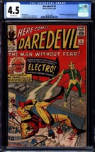 Daredevil #2 (1964) CGC 4.5 -- 2nd appearances of Dardevil &amp; Electro; Lee/Kirby - £481.50 GBP