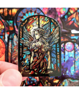 50 PCS Stained Glass Sticker Pack, Gothic Glass Mosaic Stickers, Kaleido... - $11.85
