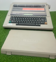 Vintage Grey Sharp Electronic Typewriter PA-3030 III Complete Portable - £31.28 GBP