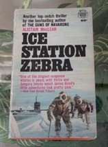 1964 Alistair Mac Lean Ice Station Zebra 1st Crest Vintage Paperback - £15.69 GBP