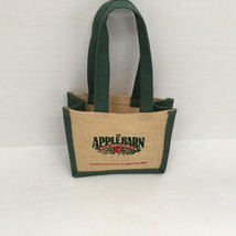Small burlap bag the applebarn cider mill store smokie mountains travel ... - $19.75