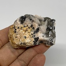 64.3g, 2&quot;x1.3&quot;x0.9&quot;, Barite With Cerussite on Galena Mineral Specimen, B... - $12.60