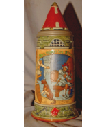 1899 Antique Mettlach Stein #2382 ”THIRSTY KNIGHT” Pewter Lid -MINTY- FR... - $614.59 CAD