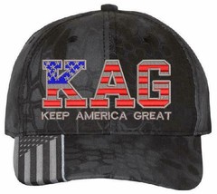 Donald Trump Hat USA Style KAG Keep America Great Typhoon or Highlander Adj. Hat - £15.97 GBP