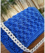 Bag/Handmade Bag/Hand Woven Bag/Crochet Bag/Knitted Bag/White Bag/Black ... - $176.71 CAD
