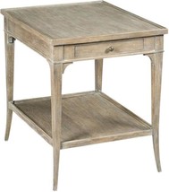 Lamp Table Woodbridge Collins Rectangular Oak Wood, Drawer, Shelf - £1,250.16 GBP