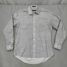 Pierre Cardin Slim Fit Mens Medium Button Down Dress Shirt Normcore Business - £11.86 GBP
