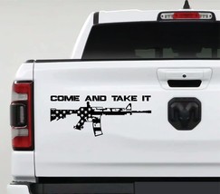 AnyStickerYouWant Come and Take It AR15 American US Flag Gun Truck Tailg... - €12,94 EUR