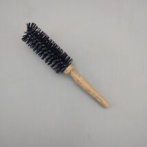 Vintage Goody Full Round Brush, Faux Wood Handle, Black Bristles, 1&quot; Barrel - €8,48 EUR