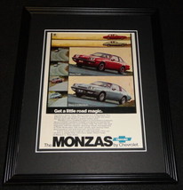 1977 Chevrolet Monza Coupe Hatchback Framed 11x14 ORIGINAL Advertisement - $39.59