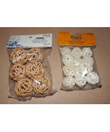 Wood Balls Decorative Fillers Ashland Crafts Dried Decor Multi Color 2pk... - $8.90 CAD