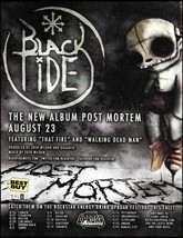 Black Tide 2011 Post Mortem Album Uproar Fall Tour Dates advertisement a... - £3.38 GBP