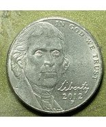 USA 5 Cents , Jefferson Nickel 2012 - $1,500.00