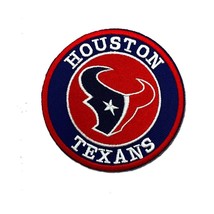 Houston Texans 3&quot; Iron on Embroidered Patch NFL Football New - $2.95