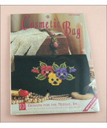 Vintage Counted Cross Stitch Pansies Cosmetic Bag Kit NOS (#E199) - £17.53 GBP