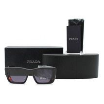Prada 0PR 08YS Black/Havana Abstract Violet Women&#39;s Sunglasses Authentic, New - £158.14 GBP