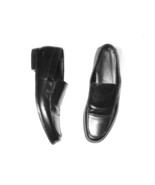 Saks Fifth Avenue black leather loafer style shoe   Size 11 1/2 - $34.17 CAD