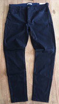 Loft Womens Skinny Jeans Slim Pockets Dark Blue Coated Waxed NEW Sz 14 3... - £29.88 GBP