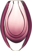 Accent Plus Wild Orchid Art Glass Vase, 5X2X8. - $63.95