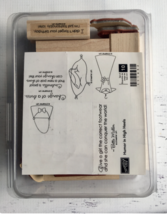 Stampin' Up Humor in High Heels Wood Mount Stamp Set, gently used, paper... - $13.45