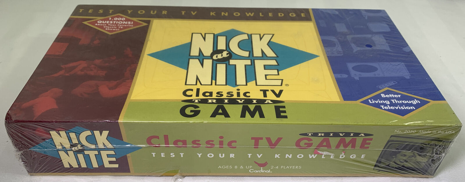 Nick At Nite Classic TV Trivia Game (1996) Test Your TV Knowledge 1000 Q... - $7.80