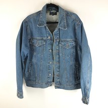 Goood Jeans Mens Denim Jacket Cotton Medium Wash Blue XL - $19.34