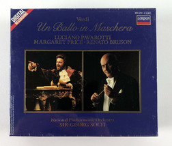 Verdi: Un Ballo Maschera Pavarotti Price Bruson National Philharmonic Solti 2 CD - £22.92 GBP