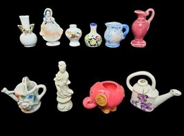 Vintage Lot of Japan / Occupied Porcelain Ceramic Dollhouse Miniatures - £31.06 GBP