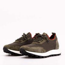 The Berlin Green Suede Leather Men Sneaker image 2