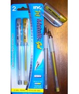 GOLD &amp; SILVER Metallic Ink GEL PENS smooth gel pen 1.0mm extra fine Poin... - €14,06 EUR
