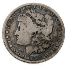 1903-S $1 Silver Morgan Dollar in Good Condition, Toned Both Sides, Full... - $98.00