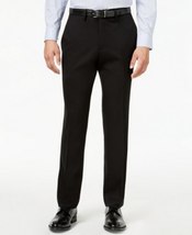 Kenneth Cole Mens Black Stretch Slim Fit Stretch Pants 36 x 30 - £47.96 GBP