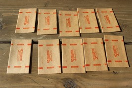 Vintage Brandt Manufacturing Quarter Coin Roll Wrappers tube Set of 10 - £3.32 GBP