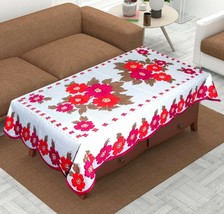 4 Seater Cotton Tablecloth Center Table Cover -40 x 60 inch Us - £23.78 GBP