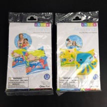 (Lot of 2) INTEX Arm Bands Floats Inflatable Swimming Mermaid &amp; Sea Buddy New - £6.70 GBP