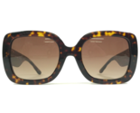 Tory Burch Sunglasses TY7179U 1728/13 Tortoise Thick Rim Frames Brown Le... - $60.56