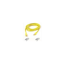 Belkin A3L791-15-YLW-S 15FT CAT5E PATCH CABLE YELLOW RJ45M/RJ45M SNAGLES... - £19.49 GBP