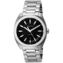 Gucci Men&#39;s GG2570 Black Dial Watch - YA142312 - £689.21 GBP