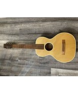 Vintage Castile Midwest Music Acoustic 6 String Parlor Guitar Natural 1970s - €155,74 EUR