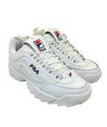 Fila Women’s Low-Cut Disruptor II Casual Sneakers 5FM00002-125 White Siz... - $47.49